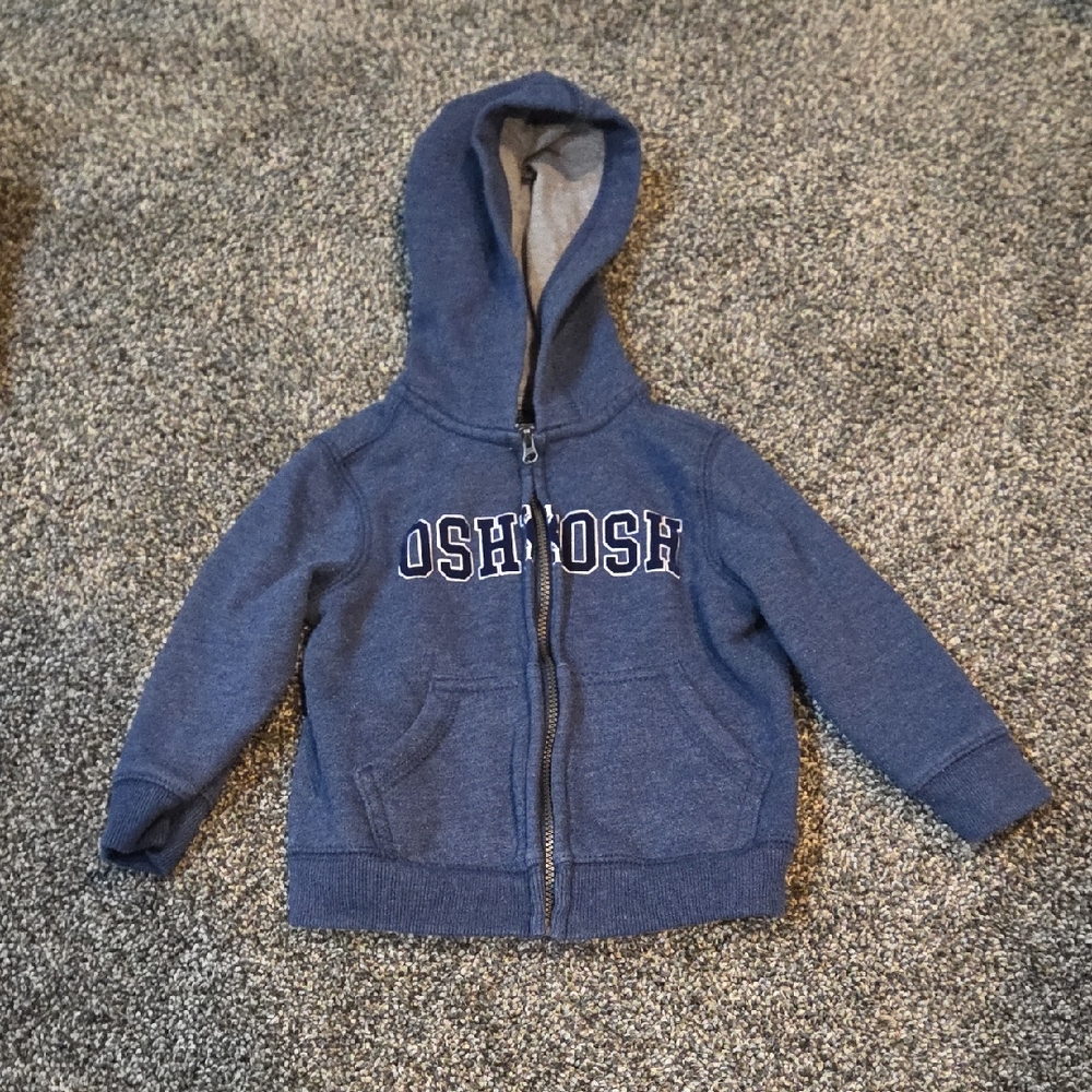 OshKosh B'gosh Navy Zip-Up Hoodie